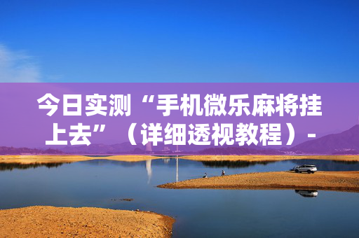 今日实测“手机微乐麻将挂上去”（详细透视教程）-哔哩哔哩