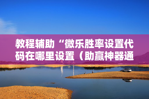 教程辅助“微乐胜率设置代码在哪里设置（助赢神器通用版）