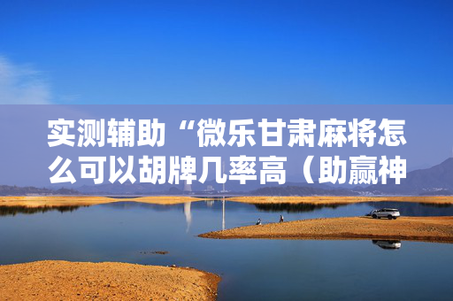 实测辅助“微乐甘肃麻将怎么可以胡牌几率高（助赢神器通用版）