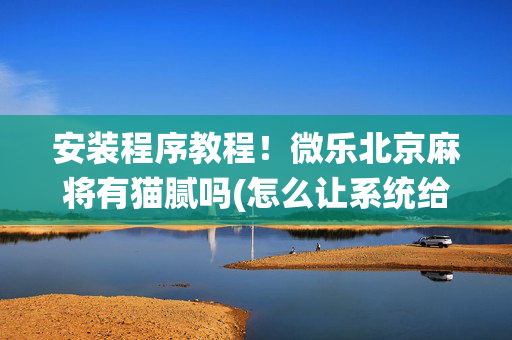 安装程序教程！微乐北京麻将有猫腻吗(怎么让系统给好牌)