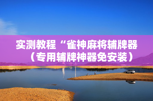 实测教程“雀神麻将辅牌器（专用辅牌神器免安装）