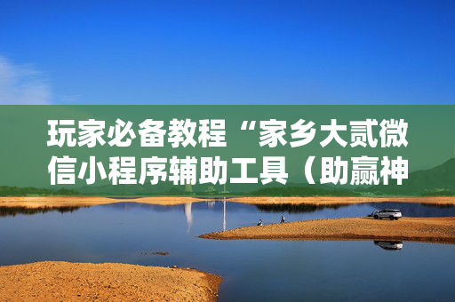 玩家必备教程“家乡大贰微信小程序辅助工具（助赢神器通用版）