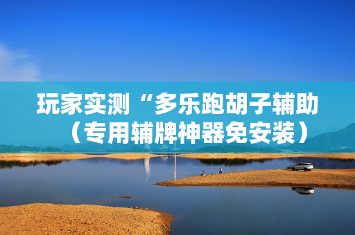 玩家实测“多乐跑胡子辅助（专用辅牌神器免安装）