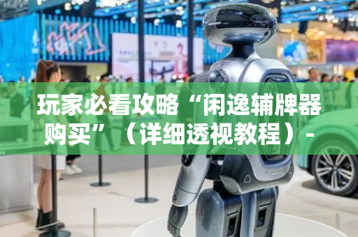 玩家必看攻略“闲逸辅牌器购买”（详细透视教程）-哔哩哔哩