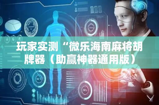 玩家实测“微乐海南麻将胡牌器（助赢神器通用版）