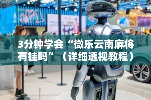 3分钟学会“微乐云南麻将有挂吗”（详细透视教程）-哔哩哔哩