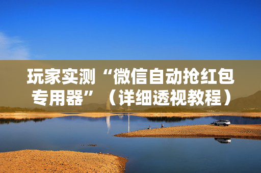 玩家实测“微信自动抢红包专用器”（详细透视教程）-哔哩哔哩
