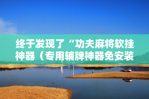 终于发现了“功夫麻将软挂神器（专用辅牌神器免安装）