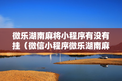 微乐湖南麻将小程序有没有挂（微信小程序微乐湖南麻将有挂吗）