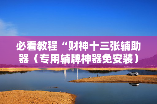 必看教程“财神十三张辅助器（专用辅牌神器免安装）