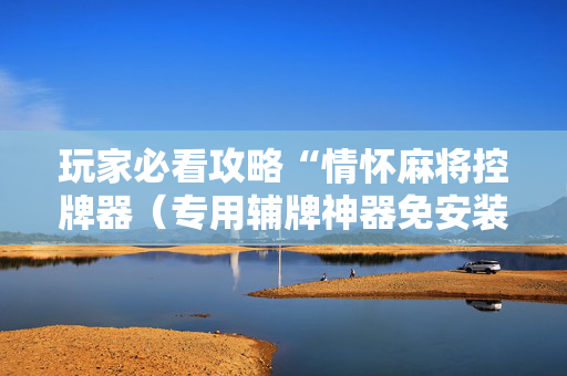 玩家必看攻略“情怀麻将控牌器（专用辅牌神器免安装）