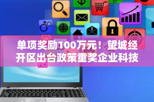 单项奖励100万元！望城经开区出台政策重奖企业科技创新
