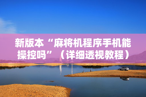 新版本“麻将机程序手机能操控吗”（详细透视教程）-哔哩哔哩