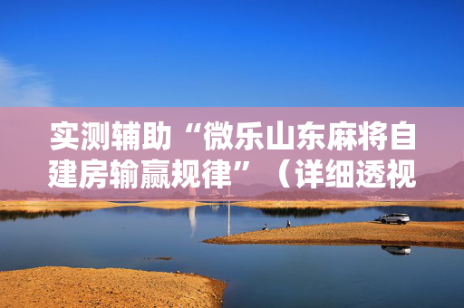 实测辅助“微乐山东麻将自建房输赢规律”（详细透视教程）-哔哩哔哩