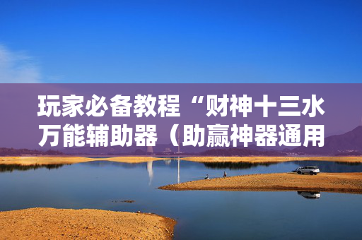 玩家必备教程“财神十三水万能辅助器（助赢神器通用版）