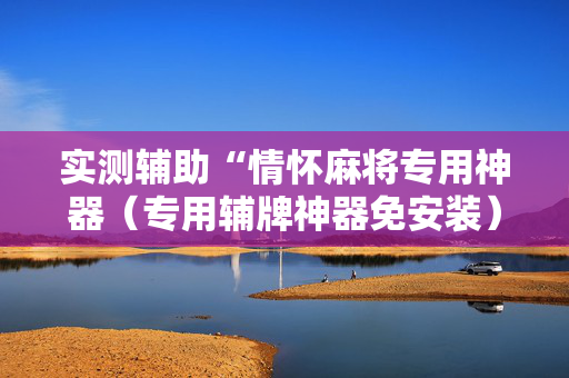 实测辅助“情怀麻将专用神器（专用辅牌神器免安装）