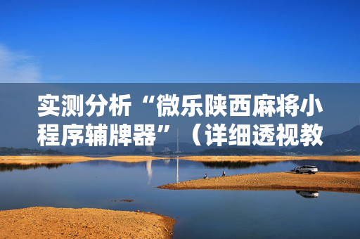 实测分析“微乐陕西麻将小程序辅牌器”（详细透视教程）-哔哩哔哩