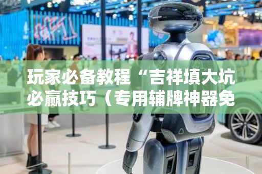 玩家必备教程“吉祥填大坑必赢技巧（专用辅牌神器免安装）
