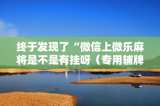 终于发现了“微信上微乐麻将是不是有挂呀（专用辅牌神器免安装）