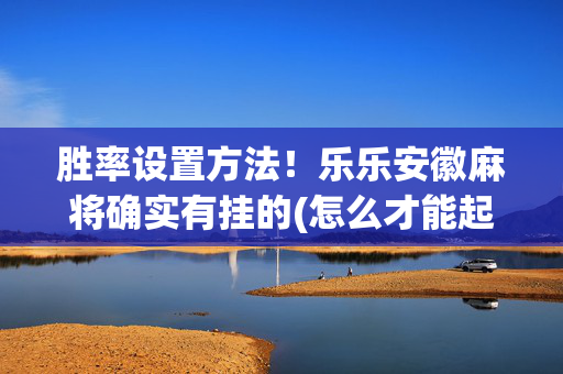 胜率设置方法！乐乐安徽麻将确实有挂的(怎么才能起到好牌)