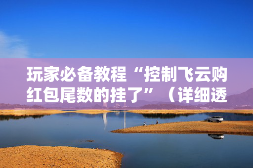 玩家必备教程“控制飞云购红包尾数的挂了”（详细透视教程）-哔哩哔哩