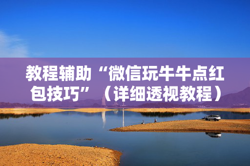 教程辅助“微信玩牛牛点红包技巧”（详细透视教程）-哔哩哔哩