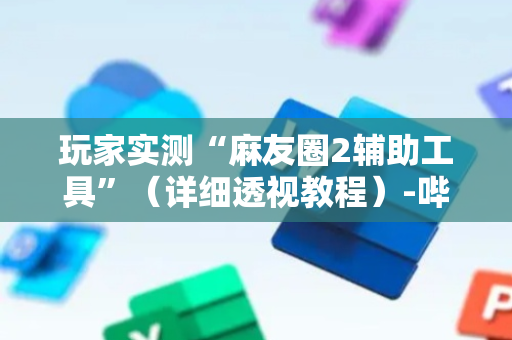 玩家实测“麻友圈2辅助工具”（详细透视教程）-哔哩哔哩