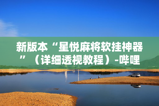 新版本“星悦麻将软挂神器”（详细透视教程）-哔哩哔哩