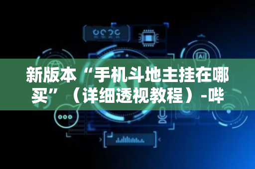 新版本“手机斗地主挂在哪买”（详细透视教程）-哔哩哔哩
