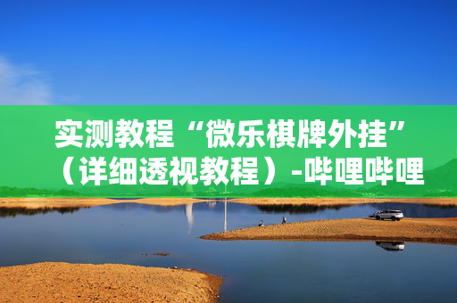 实测教程“微乐棋牌外挂”（详细透视教程）-哔哩哔哩