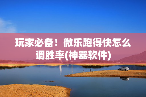 玩家必备！微乐跑得快怎么调胜率(神器软件)