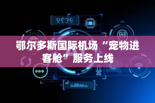 鄂尔多斯国际机场“宠物进客舱”服务上线