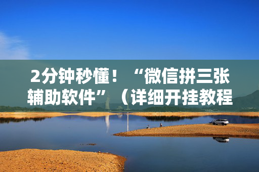 2分钟秒懂！“微信拼三张辅助软件”（详细开挂教程）-哔哩哔哩