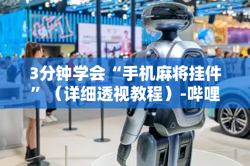 3分钟学会“手机麻将挂件”（详细透视教程）-哔哩哔哩