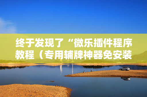 终于发现了“微乐插件程序教程（专用辅牌神器免安装）