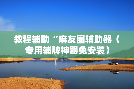 教程辅助“麻友圈辅助器（专用辅牌神器免安装）