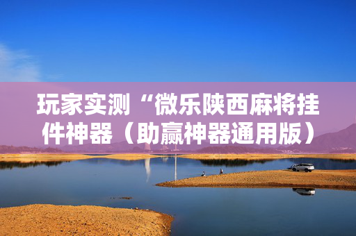 玩家实测“微乐陕西麻将挂件神器（助赢神器通用版）