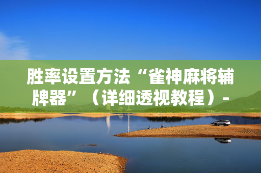 胜率设置方法“雀神麻将辅牌器”（详细透视教程）-哔哩哔哩