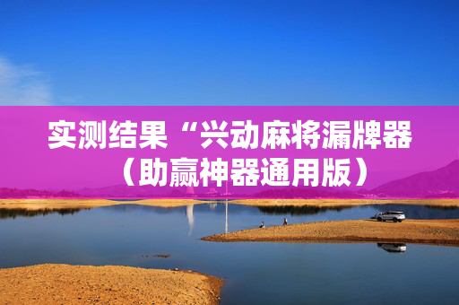 实测结果“兴动麻将漏牌器（助赢神器通用版）