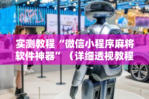 实测教程“微信小程序麻将软件神器”（详细透视教程）-哔哩哔哩