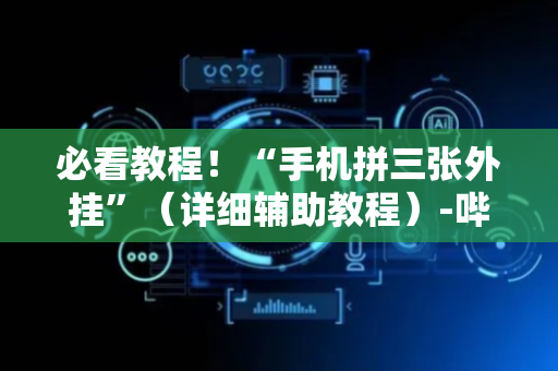 必看教程！“手机拼三张外挂”（详细辅助教程）-哔哩哔哩