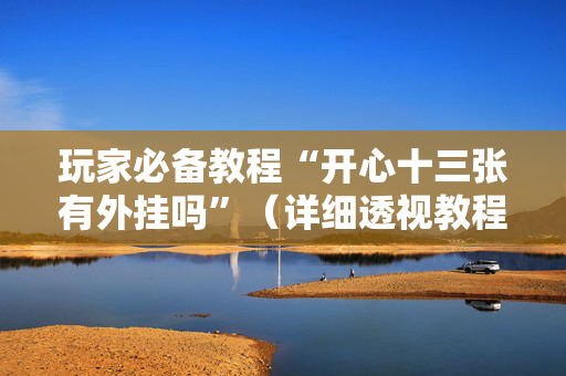 玩家必备教程“开心十三张有外挂吗”（详细透视教程）-哔哩哔哩