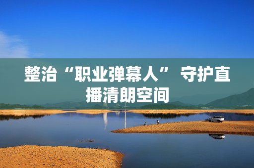 整治“职业弹幕人” 守护直播清朗空间