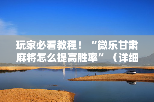 玩家必看教程！“微乐甘肃麻将怎么提高胜率”（详细辅助教程）-哔哩哔哩