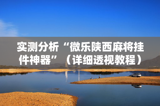 实测分析“微乐陕西麻将挂件神器”（详细透视教程）-哔哩哔哩