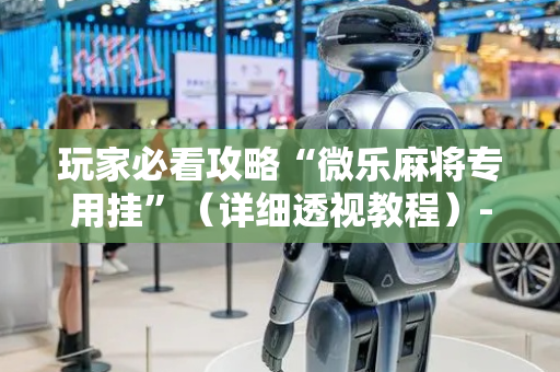 玩家必看攻略“微乐麻将专用挂”（详细透视教程）-哔哩哔哩