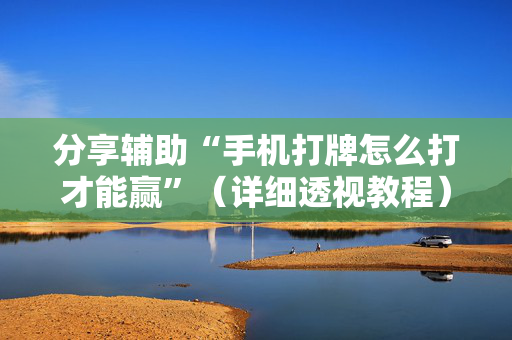 分享辅助“手机打牌怎么打才能赢”（详细透视教程）-哔哩哔哩