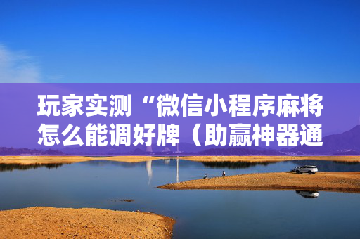 玩家实测“微信小程序麻将怎么能调好牌（助赢神器通用版）