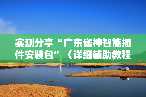 实测分享“广东雀神智能插件安装包”（详细辅助教程）-哔哩哔哩