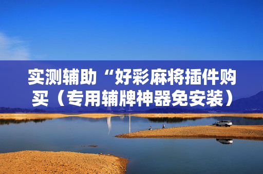 实测辅助“好彩麻将插件购买（专用辅牌神器免安装）